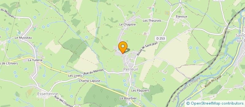 localisation de l'entreprise MADAME MARIE-JOSE CRESPO  PERREUIL