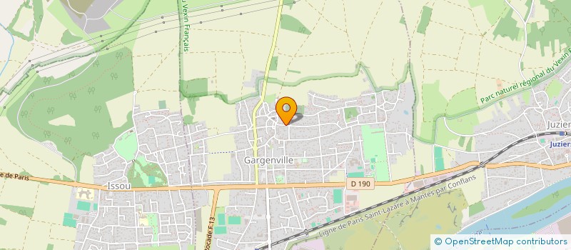 localisation de l'entreprise MADAME MARIE-JOSE DE CARVALHO  GARGENVILLE