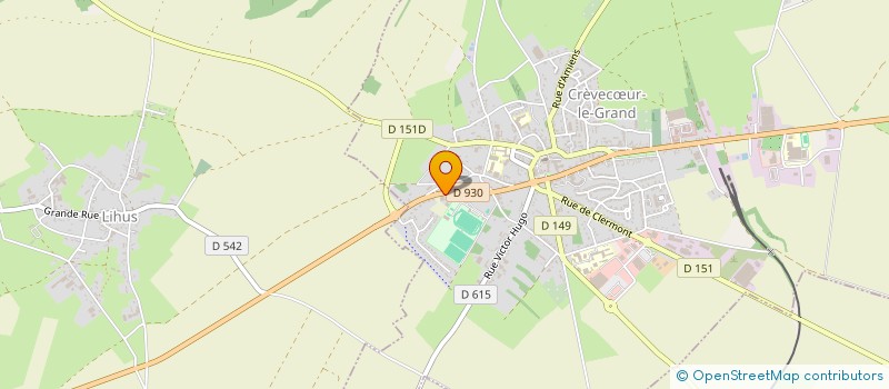 localisation de l'entreprise MADAME MARIE-JOSE DEGAND  CREVECUR-LE-GRAND