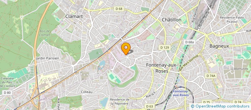 localisation de l'entreprise MADAME MARIE-JOSE DELES à FONTENAY-AUX-ROSES