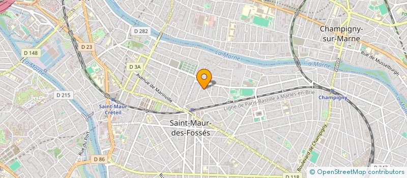 localisation de l'entreprise MADAME MARIE JOSE DELLA à SAINT-MAUR-DES-FOSSES