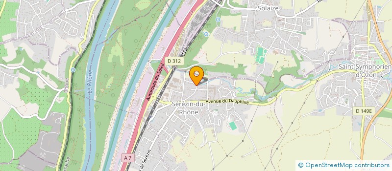 localisation de l'entreprise MADAME MARIE JOSE DIZEUX à SEREZIN-DU-RHONE