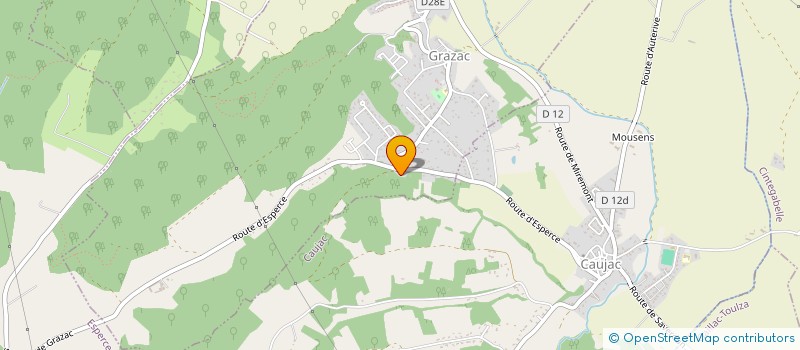 localisation de l'entreprise MADAME MARIE JOSE DOUSSAT  ESPERCE