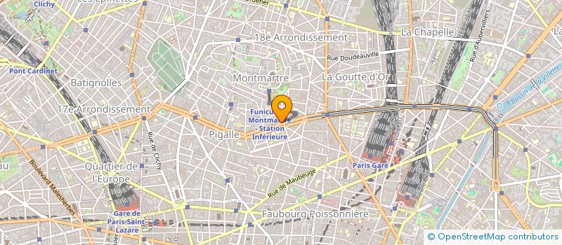 localisation de l'entreprise MADAME MARIE-JOSE DUPUY-CHAUSSAT  PARIS 18