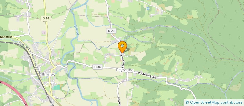 localisation de l'entreprise MADAME MARIE-JOSE ESTHER POLIMENI  PEYRAUBE