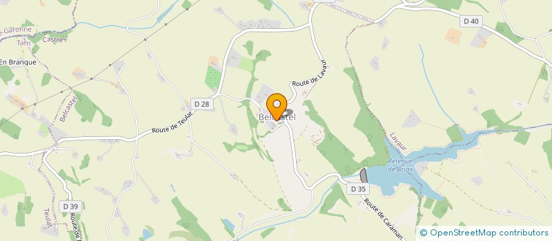 localisation de l'entreprise MADAME MARIE JOSE FAURE  BELCASTEL