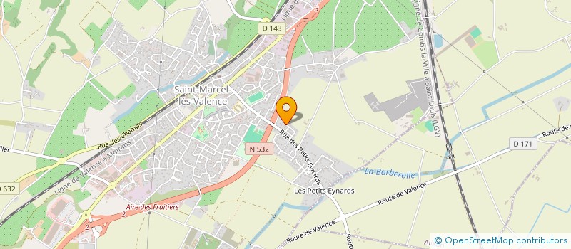 localisation de l'entreprise MADAME MARIE-JOSE FERNANDEZ  SAINT-MARCEL-LES-VALENCE