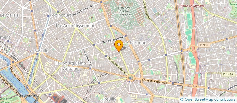 localisation de l'entreprise MADAME MARIE-JOSE FERREIRA  PARIS