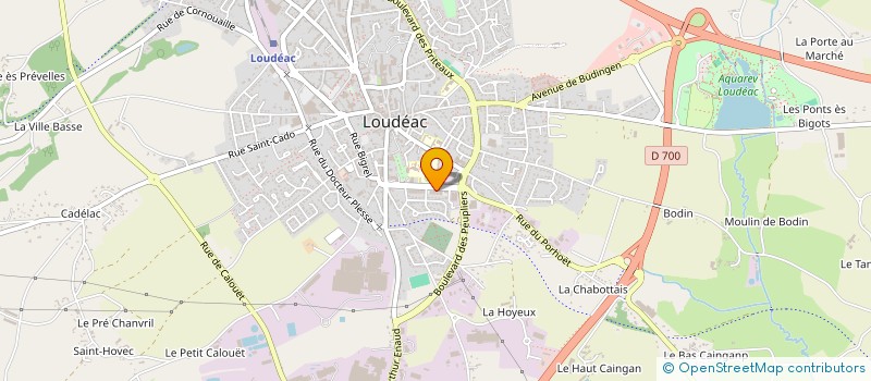 localisation de l'entreprise MADAME MARIE-JOSE FINO à LOUDEAC