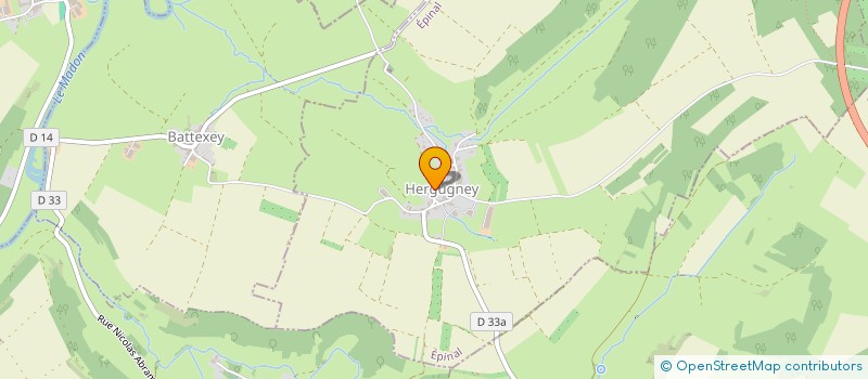 localisation de l'entreprise MADAME MARIE-JOSE GIRARDOT  HERGUGNEY