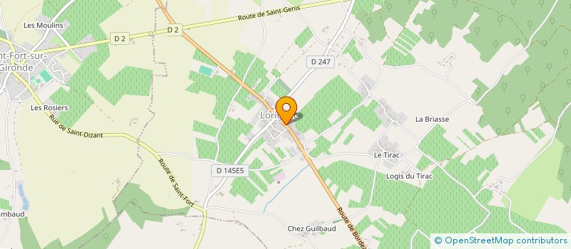 localisation de l'entreprise MADAME MARIE-JOSE GIRAUD  CONSAC