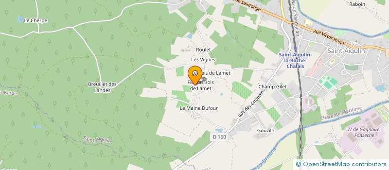 localisation de l'entreprise MADAME MARIE JOSE GODINEAU  BOSCAMNANT