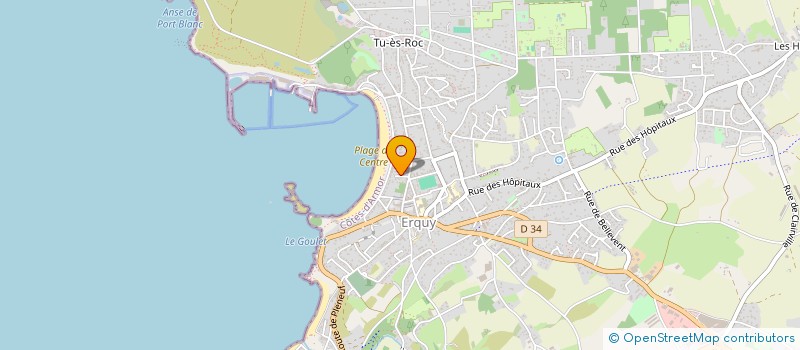 localisation de l'entreprise MADAME MARIE-JOSE HALLET  ERQUY