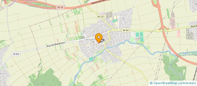 localisation de l'entreprise MADAME MARIE JOSE HEITZ  GEISPOLSHEIM