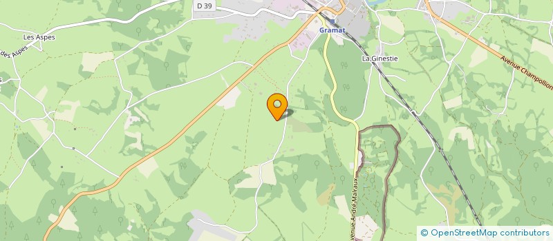 localisation de l'entreprise MADAME MARIE-JOSE HEREIL  GRAMAT