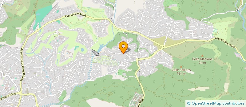 localisation de l'entreprise MADAME MARIE-JOSE IVALDI  SAINT-RAPHAEL