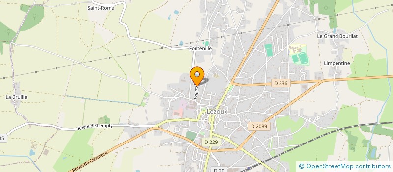 localisation de l'entreprise MADAME MARIE-JOSE JIMENEZ  LEZOUX