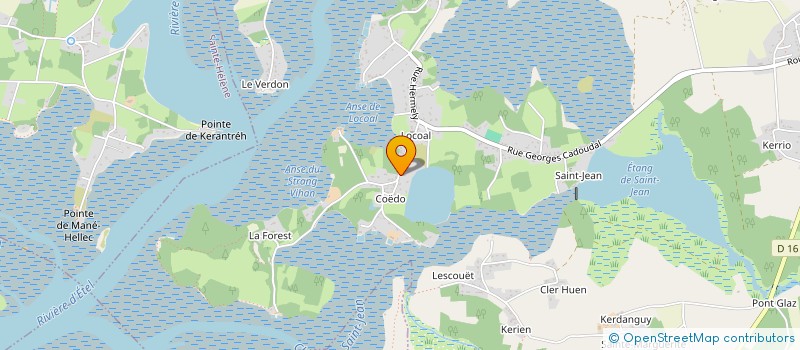 localisation de l'entreprise MADAME MARIE-JOSE LE PAILLARD  LOCOAL-MENDON