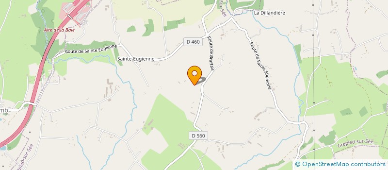 localisation de l'entreprise MADAME MARIE-JOSE LION  TIREPIED-SUR-SEE