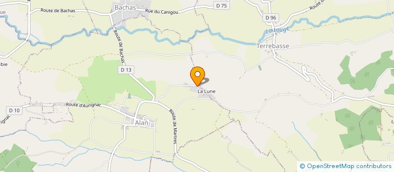 localisation de l'entreprise MADAME MARIE-JOSE LLORET  ALAN