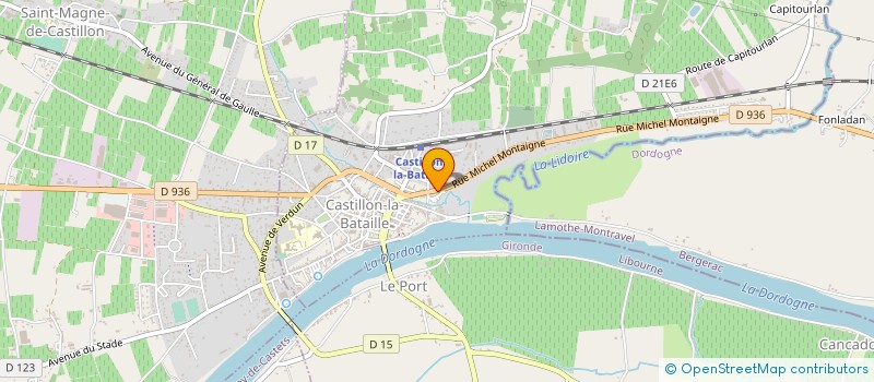 localisation de l'entreprise MADAME MARIE-JOSE LOUBAL à CASTILLON-LA-BATAILLE