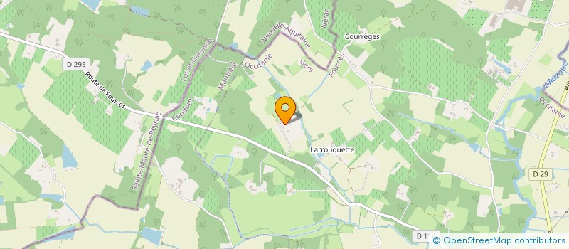 localisation de l'entreprise MADAME MARIE JOSE LUBRANO  FOURCES