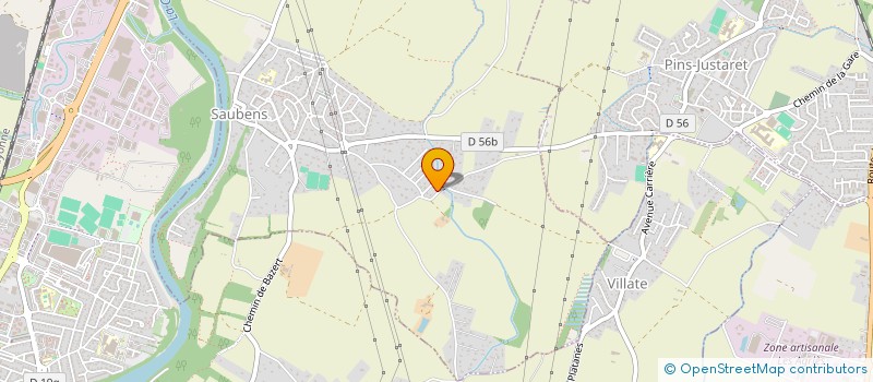 localisation de l'entreprise MADAME MARIE-JOSE MARC  SAUBENS