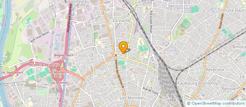 localisation de l'entreprise MADAME MARIE-JOSE MONEREAU à TOULOUSE
