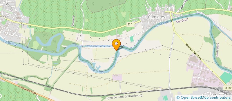 localisation de l'entreprise MADAME MARIE-JOSE MOREAU  CUCHERY