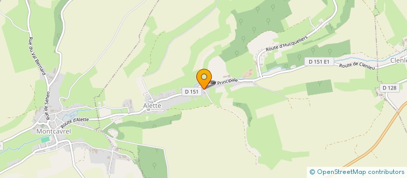 localisation de l'entreprise MADAME MARIE JOSE PAQUE  ALETTE