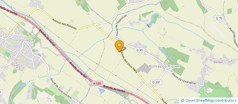 localisation de l'entreprise MADAME MARIE-JOSE PASCHETTA  BONREPOS-RIQUET