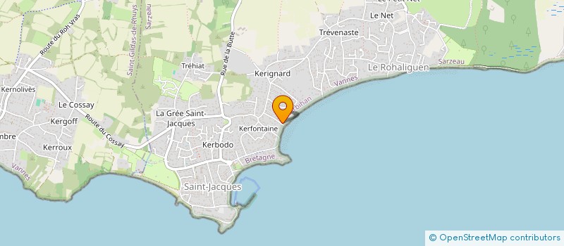 localisation de l'entreprise MADAME MARIE-JOSE PELLIER-MERMIN  SARZEAU