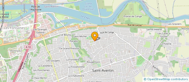 localisation de l'entreprise MADAME MARIE JOSE PEMBELE  SAINT-AVERTIN