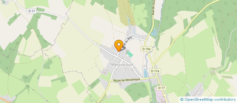 localisation de l'entreprise MADAME MARIE-JOSE PIERRE  MESSINCOURT