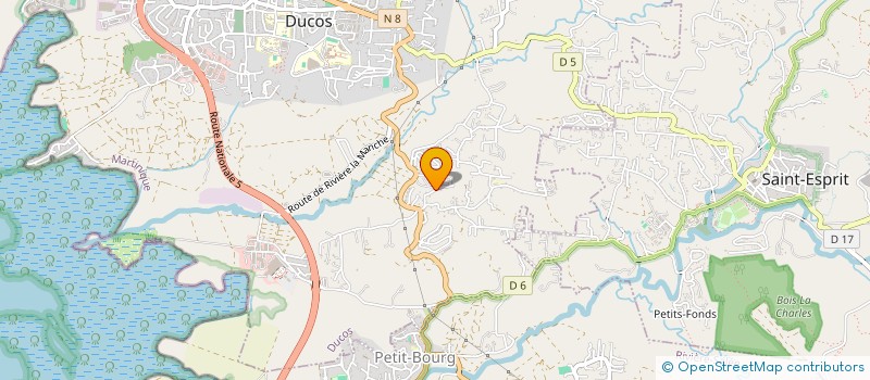 localisation de l'entreprise MADAME MARIE-JOSE POTAUFEUX  DUCOS