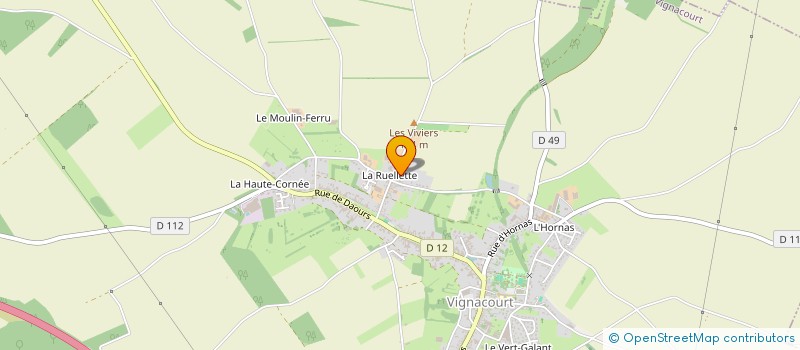 localisation de l'entreprise MADAME MARIE-JOSE RAFFIN à VIGNACOURT