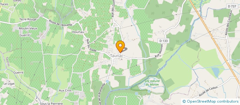 localisation de l'entreprise MADAME MARIE-JOSE RAMIREZ  TAURIAC