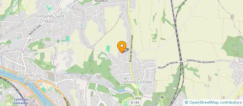 localisation de l'entreprise MADAME MARIE-JOSE RIETHMULLER  SATHONAY-VILLAGE