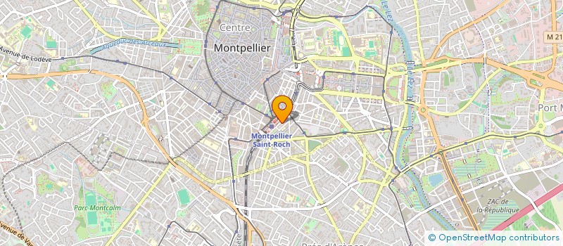 localisation de l'entreprise MADAME MARIE-JOSE ROBINET à MONTPELLIER