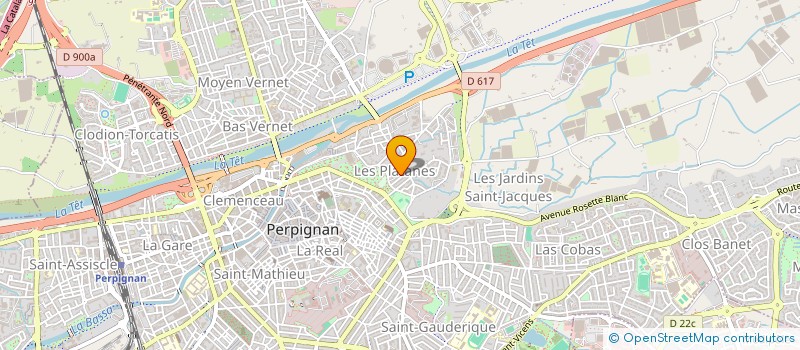 localisation de l'entreprise MADAME MARIE JOSE RODRIGUEZ  PERPIGNAN