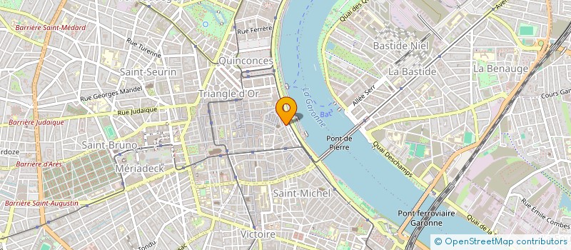 localisation de l'entreprise MADAME MARIE-JOSE RODRIGUEZ  BORDEAUX