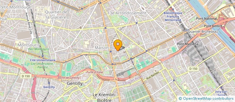 localisation de l'entreprise MADAME MARIE-JOSE RODRIGUEZ  PARIS