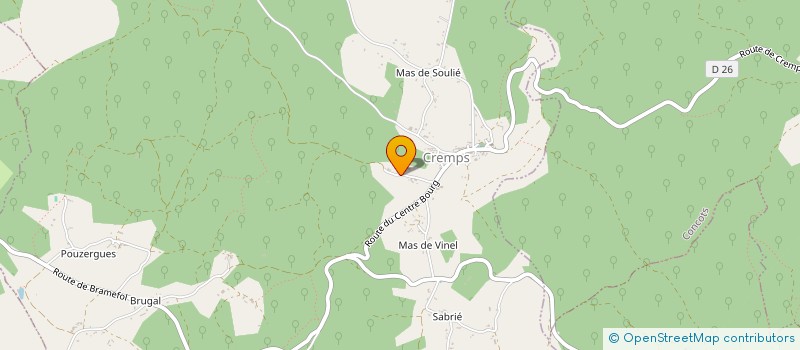 localisation de l'entreprise MADAME MARIE-JOSE ROUELLES  CREMPS