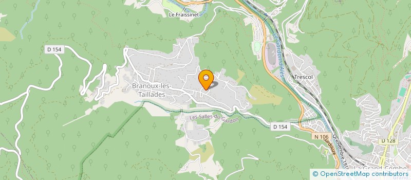 localisation de l'entreprise MADAME MARIE JOSE RUIZ à BRANOUX-LES-TAILLADES