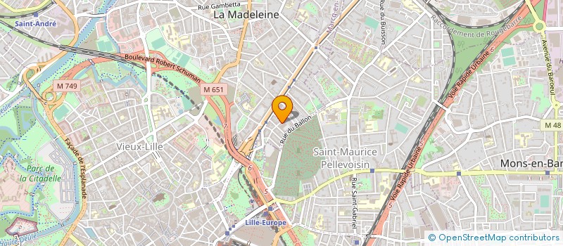 localisation de l'entreprise MADAME MARIE JOSE SABINO à LA MADELEINE