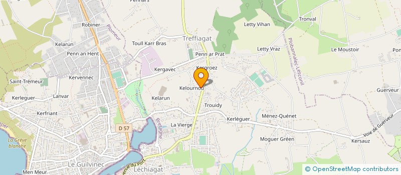 localisation de l'entreprise MADAME MARIE JOSE SCHNEIDER  TREFFIAGAT