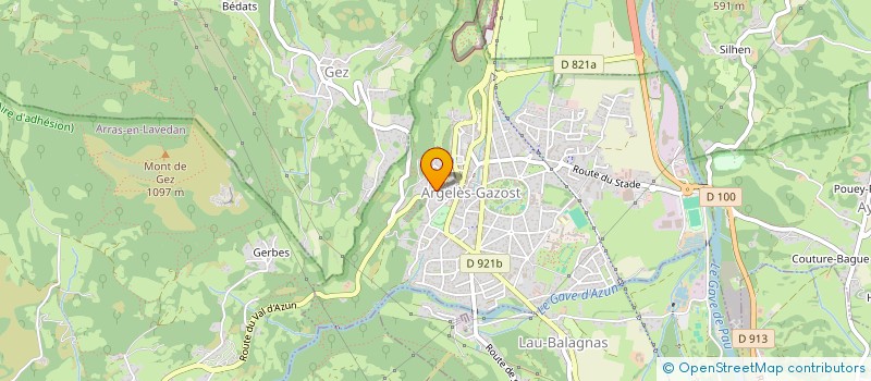 localisation de l'entreprise MADAME MARIE JOSE SERE  ARGELES-GAZOST