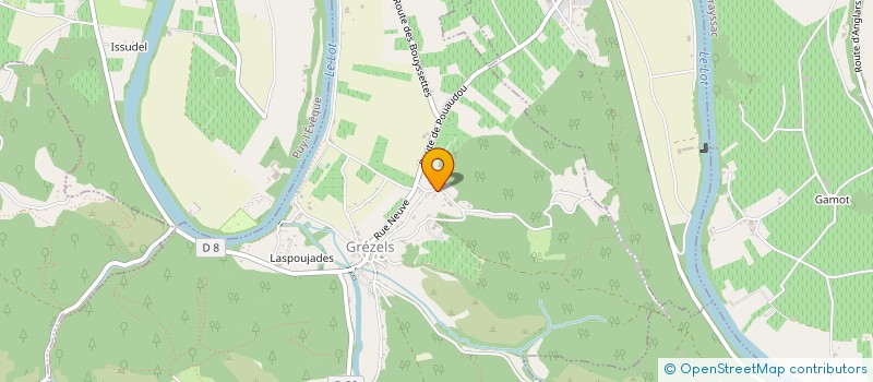 localisation de l'entreprise MADAME MARIE-JOSE SOULAYRES  GREZELS