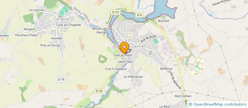 localisation de l'entreprise MADAME MARIE JOSE TILLY  LA ROCHE-JAUDY