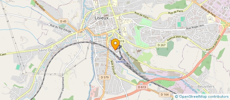 localisation de l'entreprise MADAME MARIE-JOSE VILLEBOURG à LISIEUX